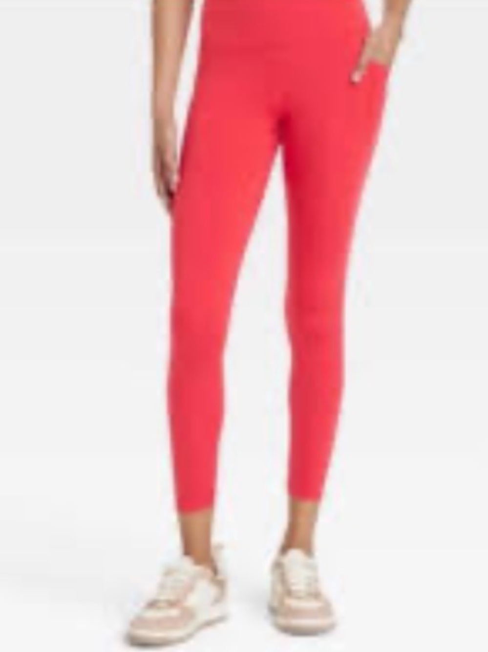 all in motion High-Rise Coral Ankle Leggings
